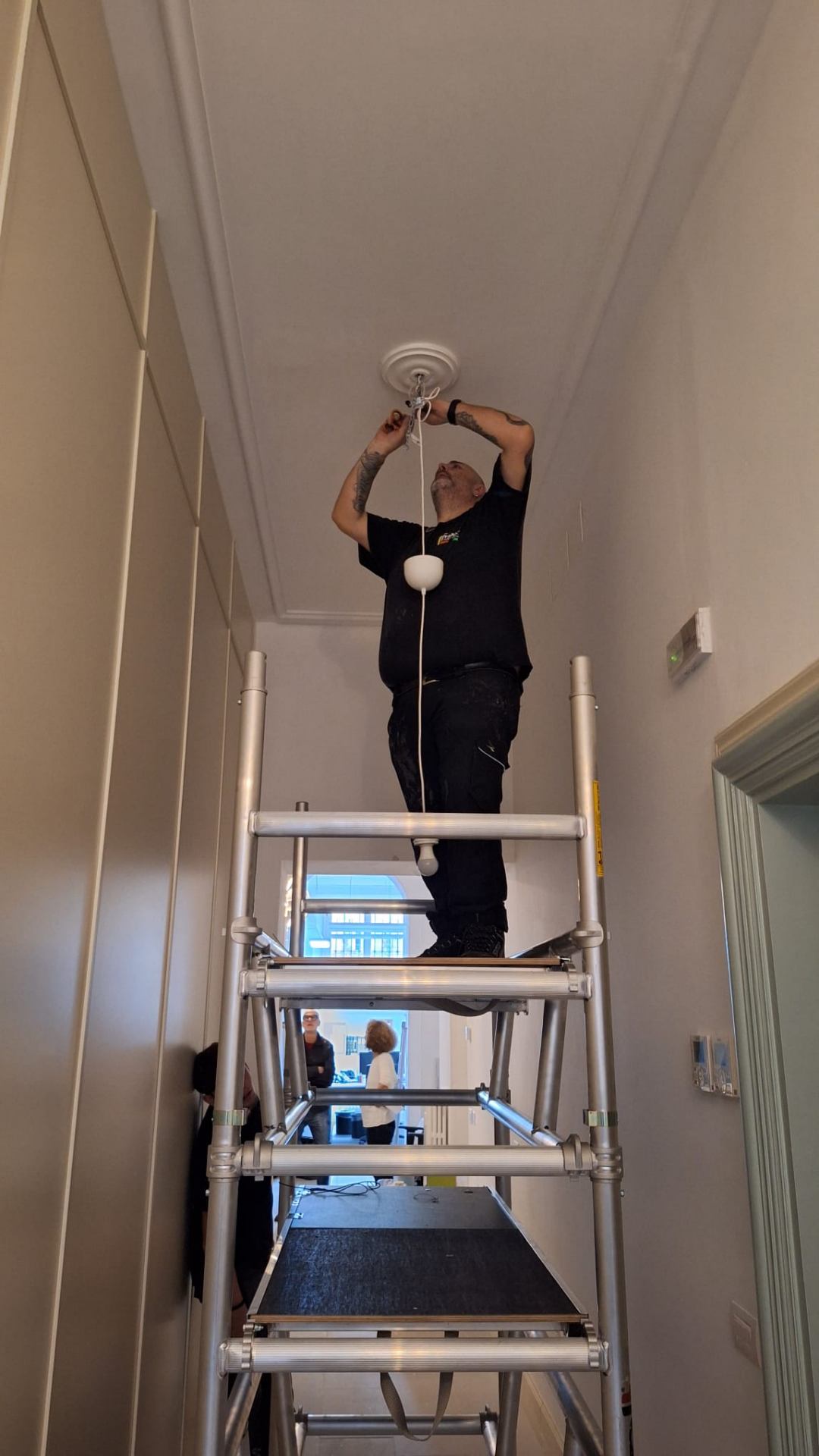 Installazione Lampadario